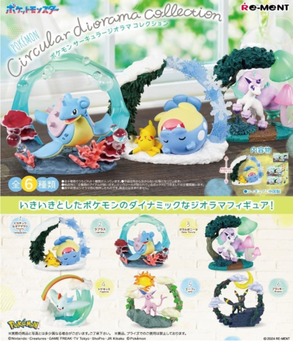 Re-Ment Circular Diorama Blind Box Figur