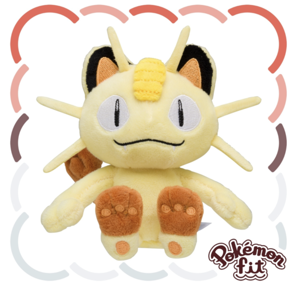 Pokemon Fit plush Meowth Pokemon Center Japan