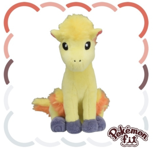 Pokémon Fit plush Ponyta Pokemon Center Japan