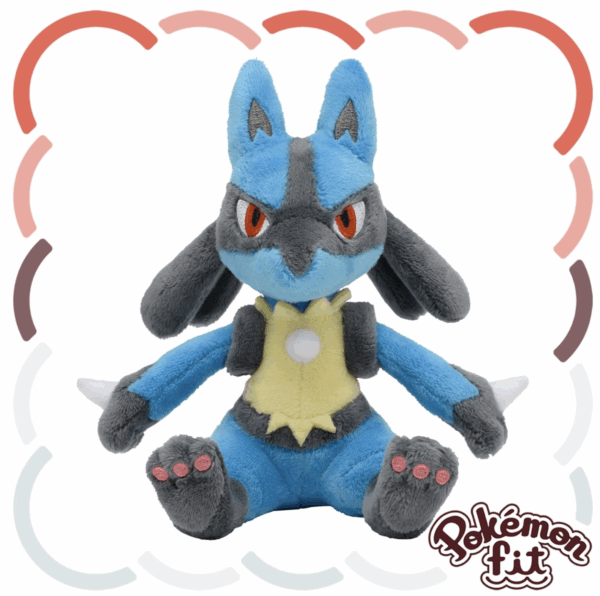 Pokémon Fit Plush Lucario Gosedjur