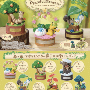 Pokemon figurer Re-Ment Peacefull moments Japan